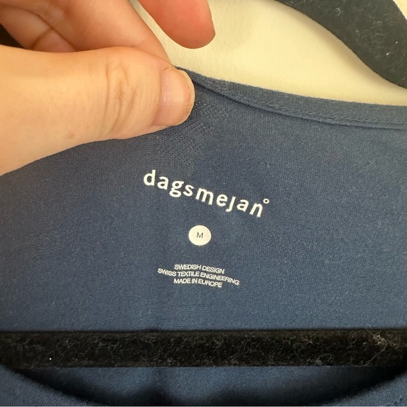 Dagsmejan Navy Long Sleeve T-Shirt Size Medium - Picture 3 of 5
